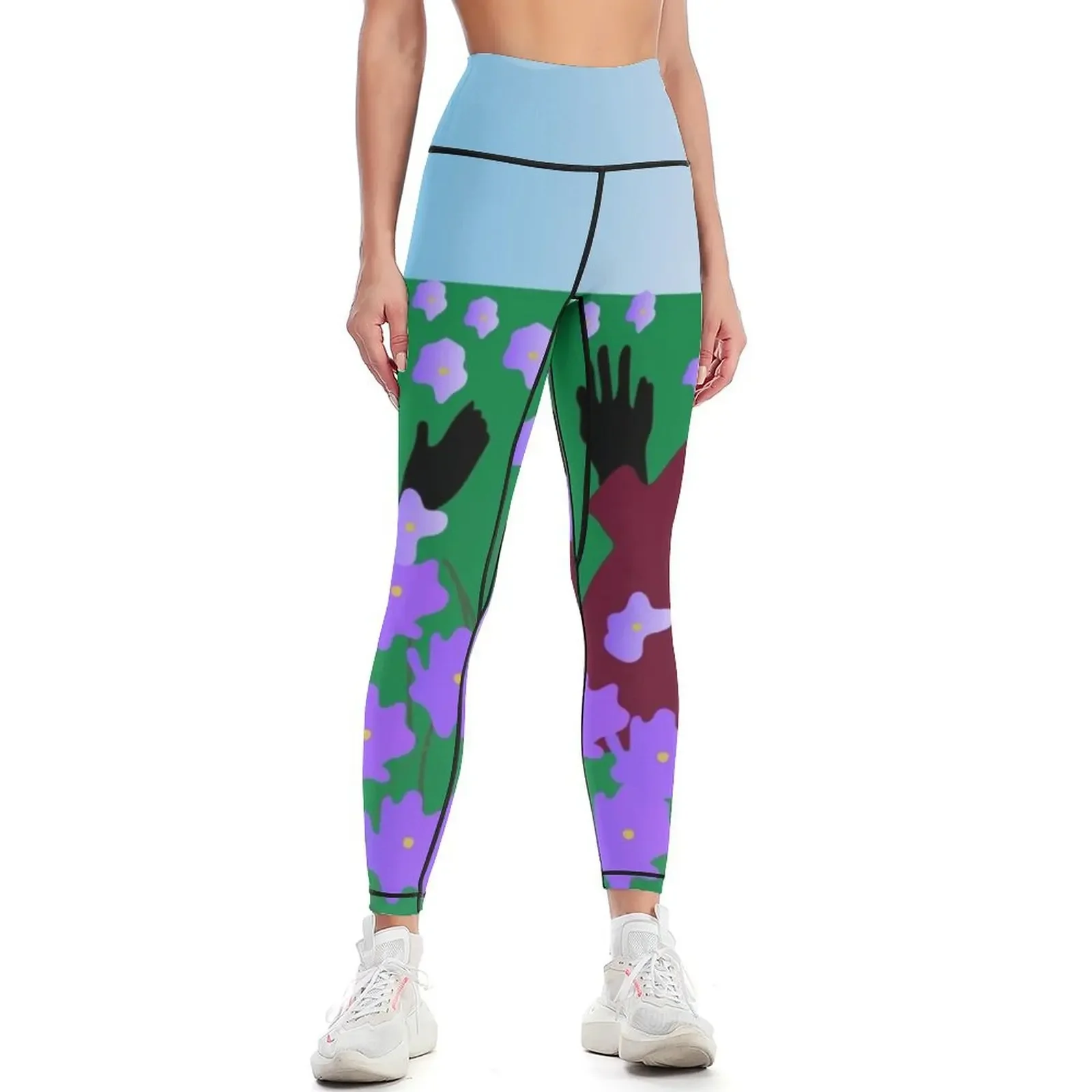 

The Color Purple Nettie & Celie Leggings sports shirts gym harem pants sport legging sports tennis for Womens Leggings