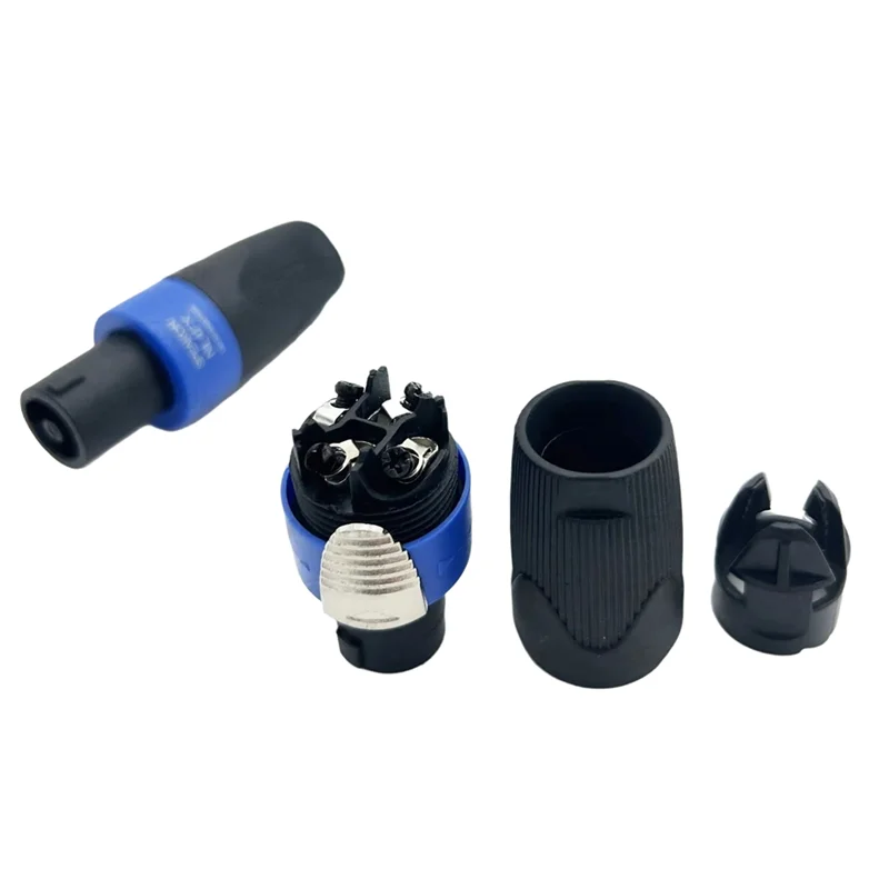 30Pcs For Nl4fx Speakon 4-Pole Plug Male Audio Speaker Connector Speaker Power Amplifier Ohm-Head Nl4fx Connector-B61B
