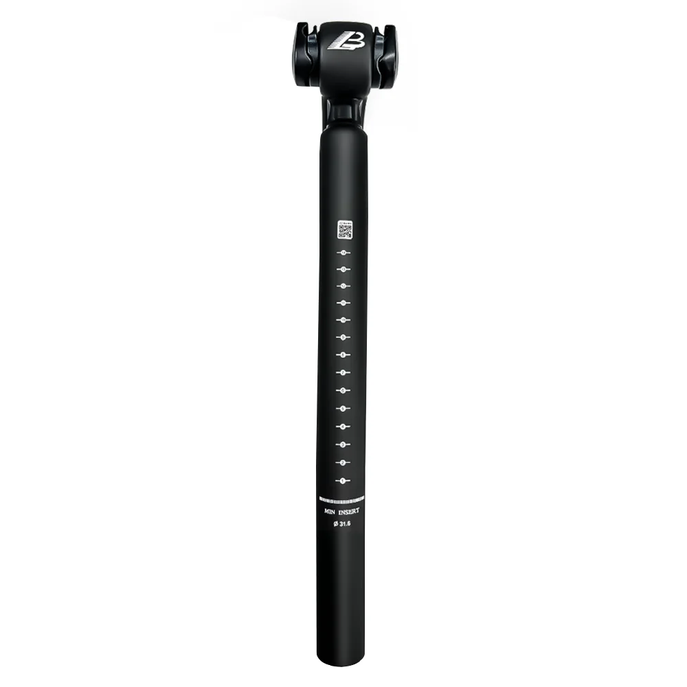 BALUGOEU MTB Sattelstütze aus Carbon mit Stoßdämpfung, Leichtgewicht, 25mm Offset, für Rennräder und Mountainbikes – Detail 15