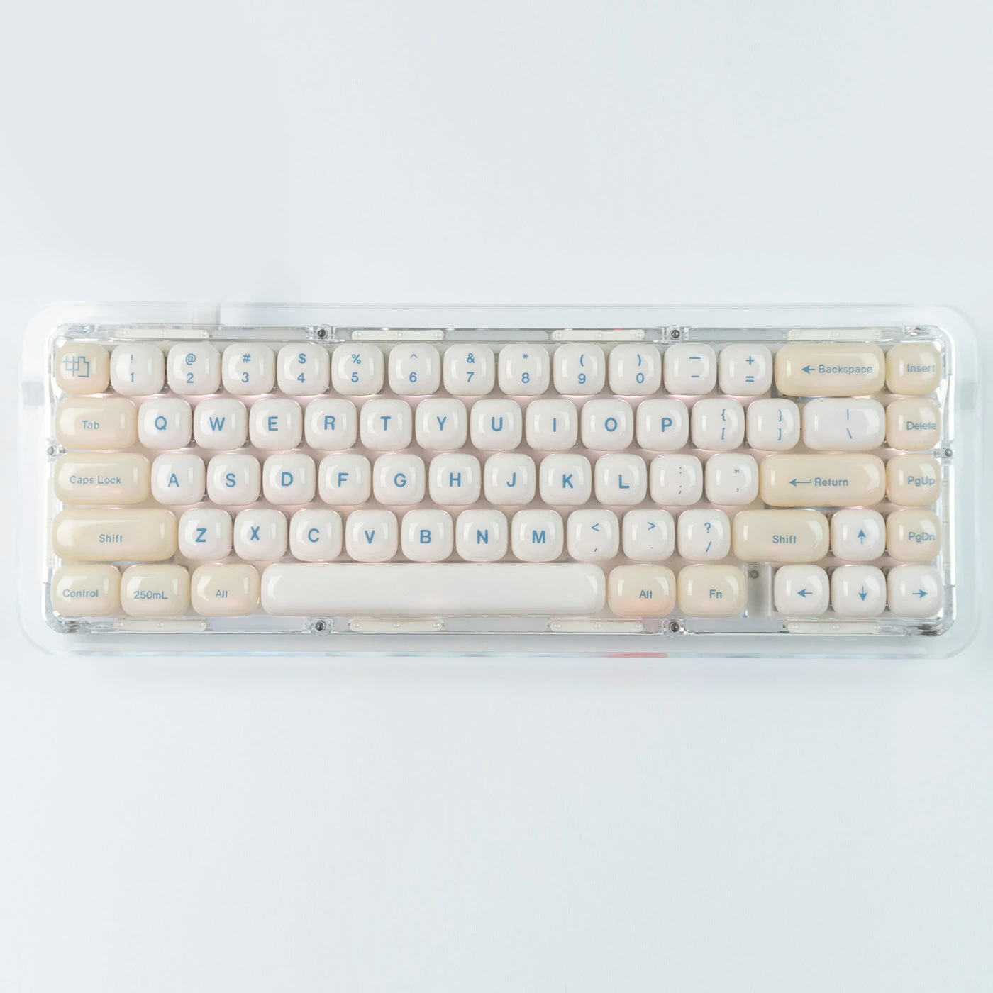 Soyamilk Keycaps Jade Fat Jelly 122 Keys PBT+PC Material MOG Profile Rounded Keycaps DYE-SUB For MX Switch Mechanical Keyboard