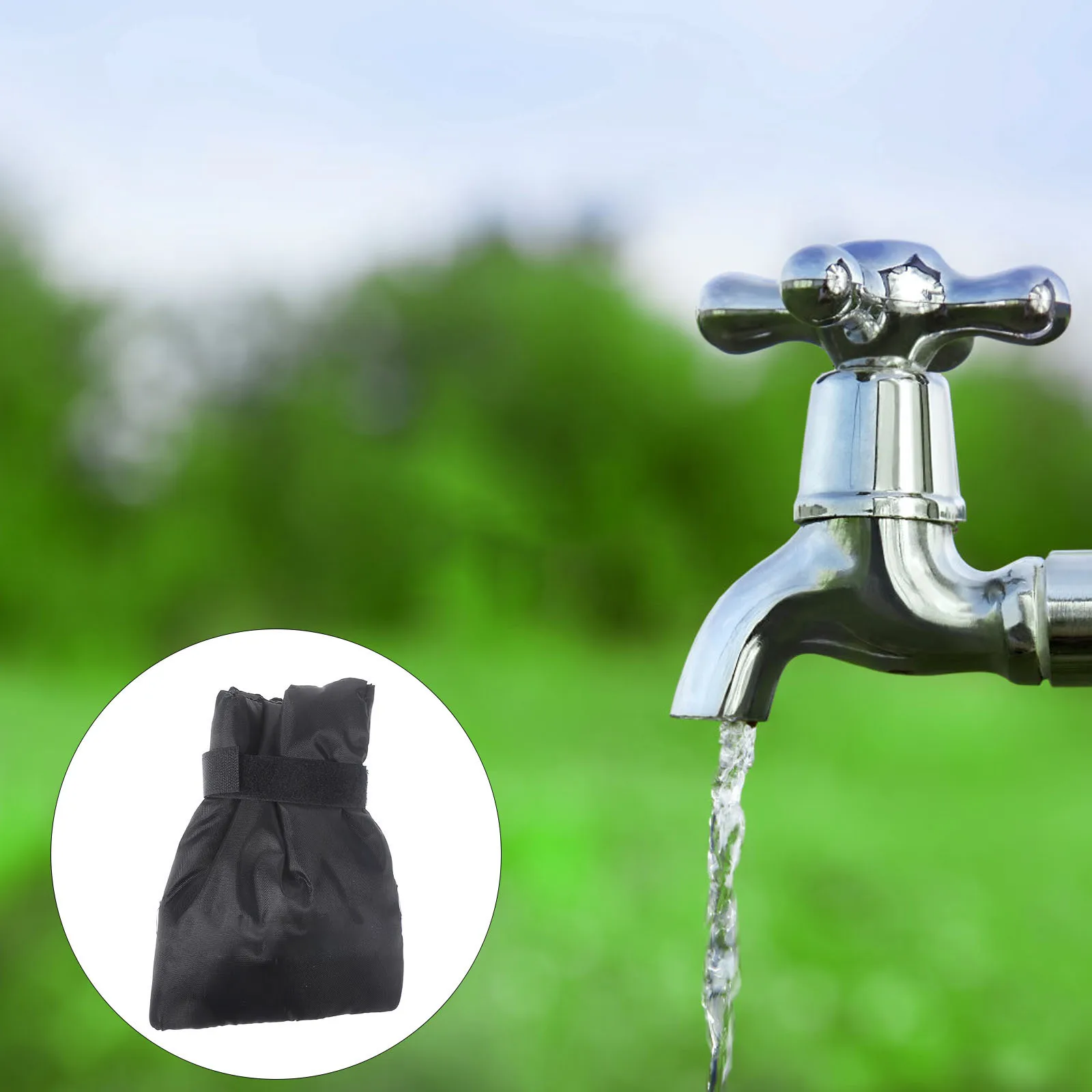 Copri rubinetto Rubinetto invernale Protezione esterna Coperture esterne Antigelo 210d Panno Oxford Acqua