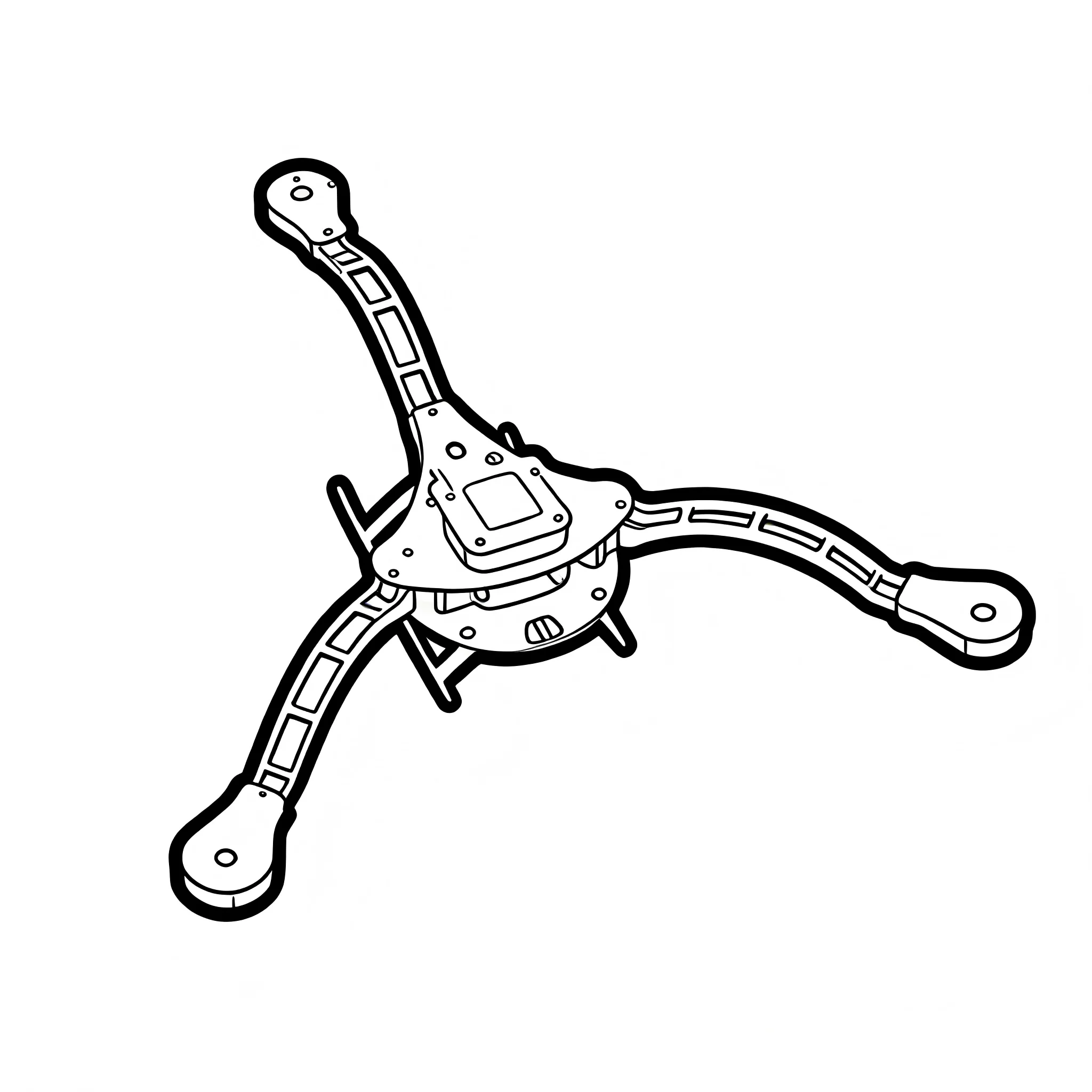 DroneHub Y6 Carbon Fiber Three-Axis Frame F450 Crossing Three-Axis Frame Three-Axis Drone Frame