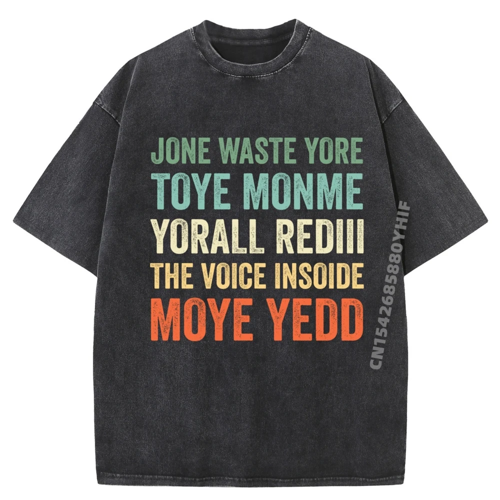 

Jone Waste Yore Toye Shirt Tops Tees Discount Simple Classic Graphic Tshirt Comfortable Mens Printed T-shirt Man Washed Shirts