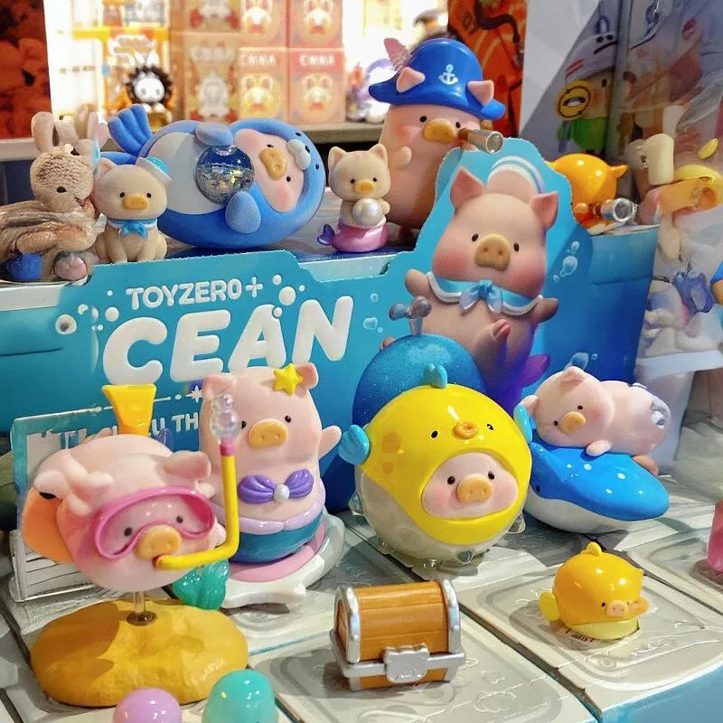 

Новая оригинальная фигурка Lulu The Piggy Ocean, слепая коробка, модная кукла, сборная фигурка, аксессуары, игрушка, детский подарок на день рождения