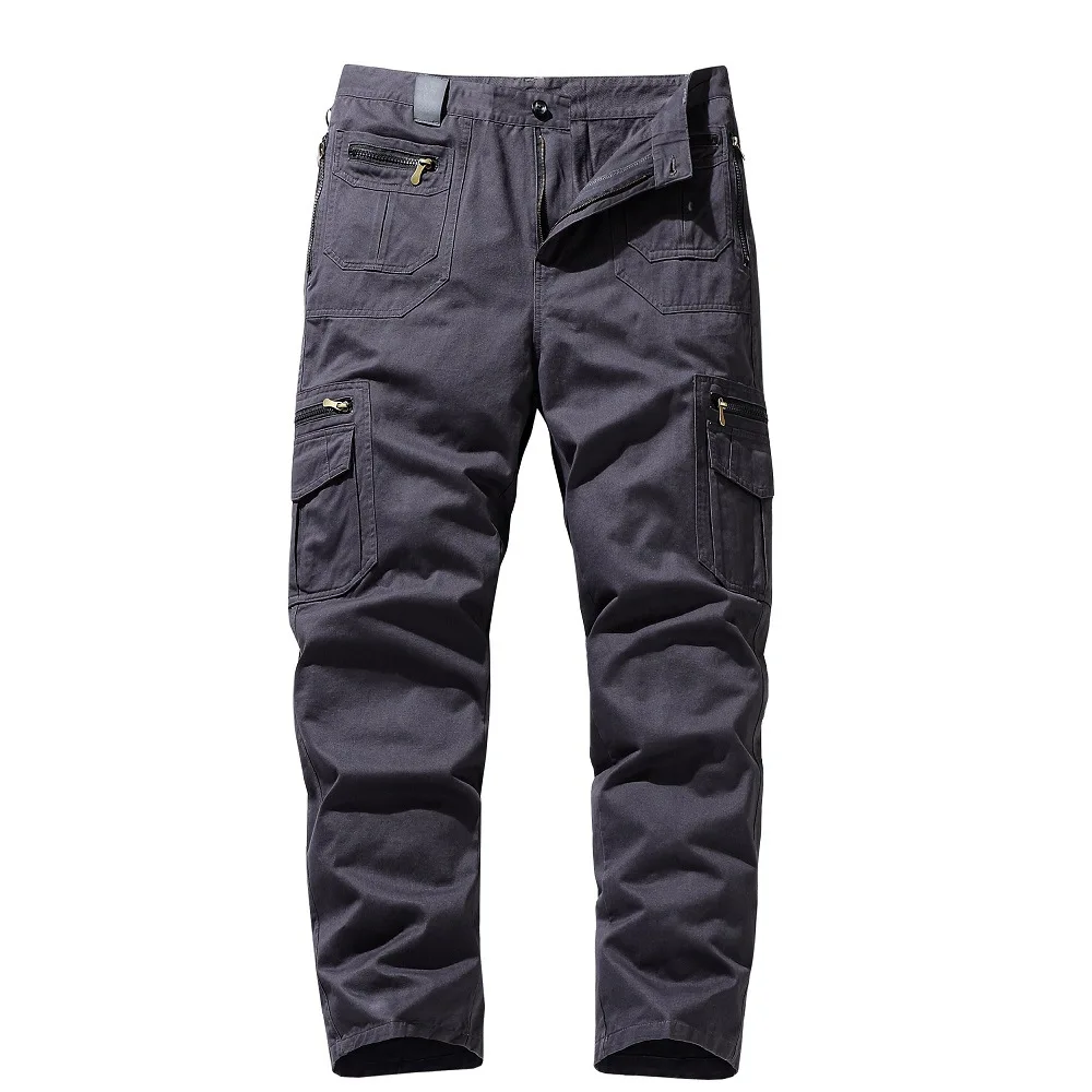 Cargo Pants IX9 City Combat SWAT Hunting Army Military Multi-pockets Stretch Flexible Man Trousers S-5XL Ripstop Cotton Blends