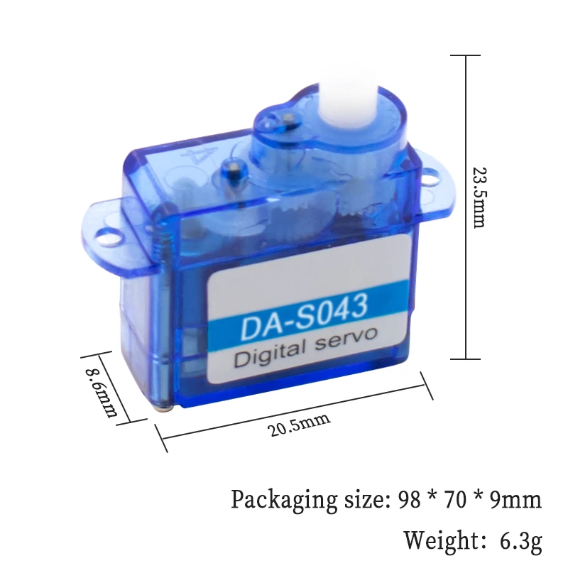 LIZAO Mini GH-S37D GH-S37A 3,7g GH-S43A 4,3g Servo Digital Mini Servo Para RC De Avión Y Helicóptero Barco