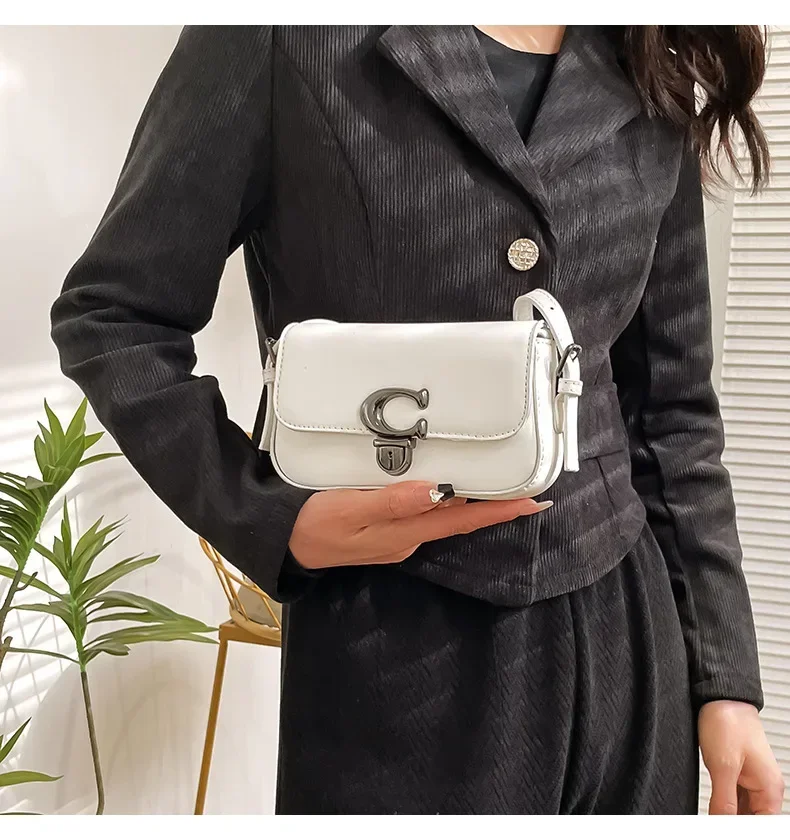 2025 Nieuw! Designer Franse kleine vierkante damestas - Modieus en veelzijdig, schouder- en crossbodystijlen