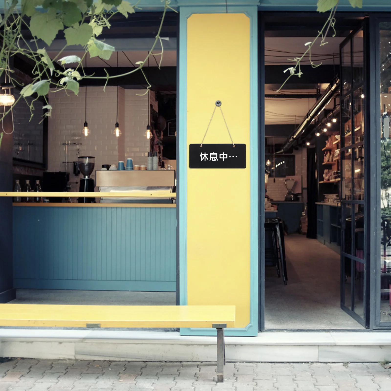 10 pçs pequeno quadro pendurado sinais placas de mensagens apagáveis porta parede placas de memorando para casa loja restaurante decoração