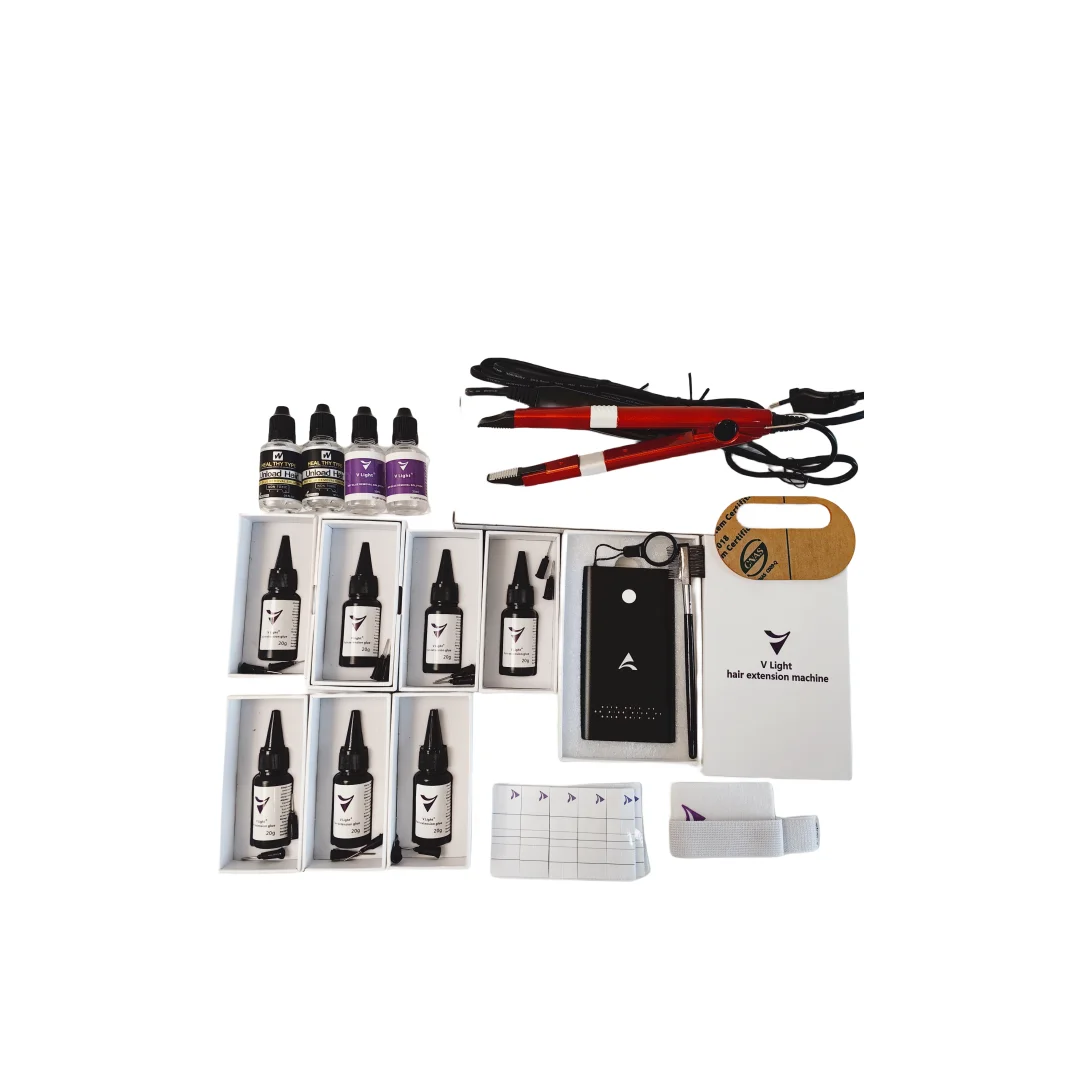 أداة إطالة الشعر بشريط لاصق ، نظام إضاءة V ، الأكثر مبيعًا ، في ، من من من من ضمن
