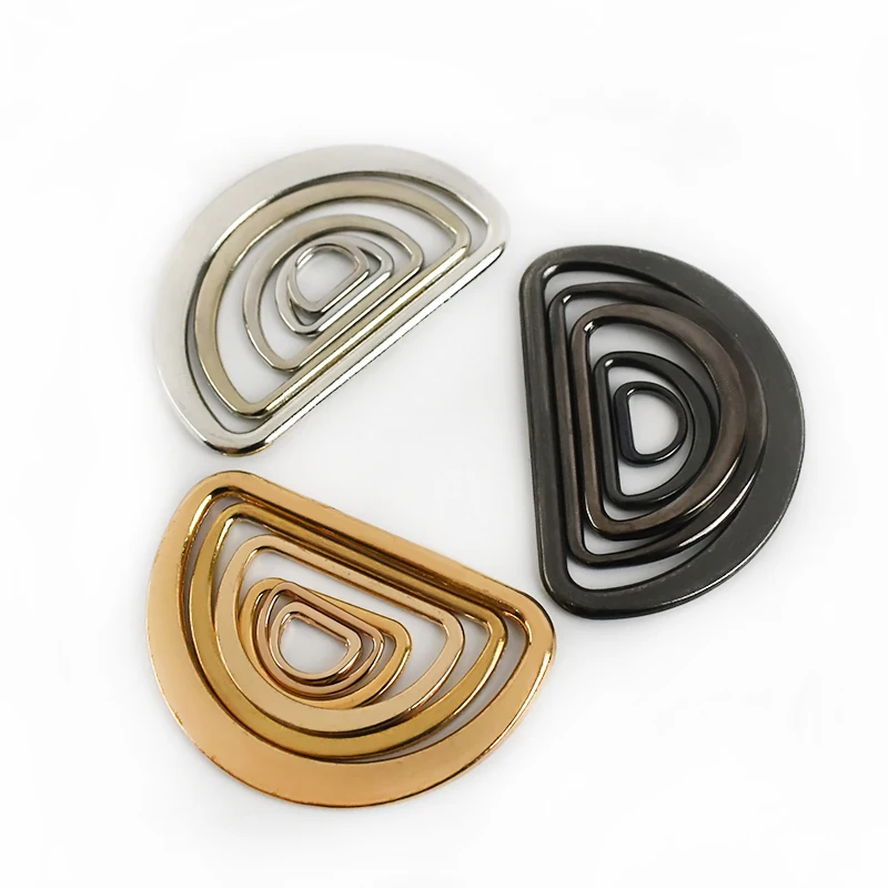 

10/20Pcs 10-75mm Metal Buckles D Ring Pet Collar Connect Rings Shoulder Bag Strap Decor Loop Hardware Accessories for Handbags