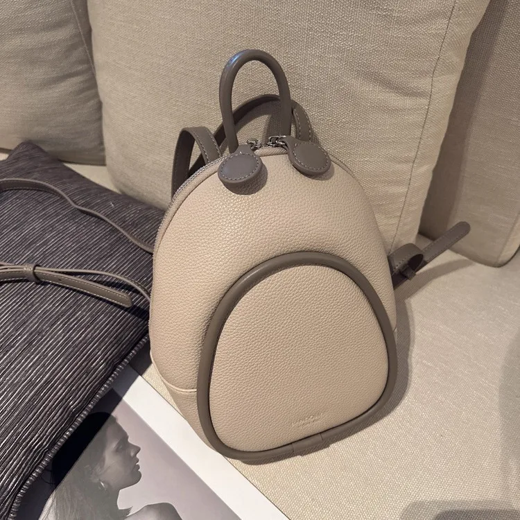 Niche Backpack High-end Sense Backpack Famale Fashionable Comfortable Simple All-matching Personality Korean Casual