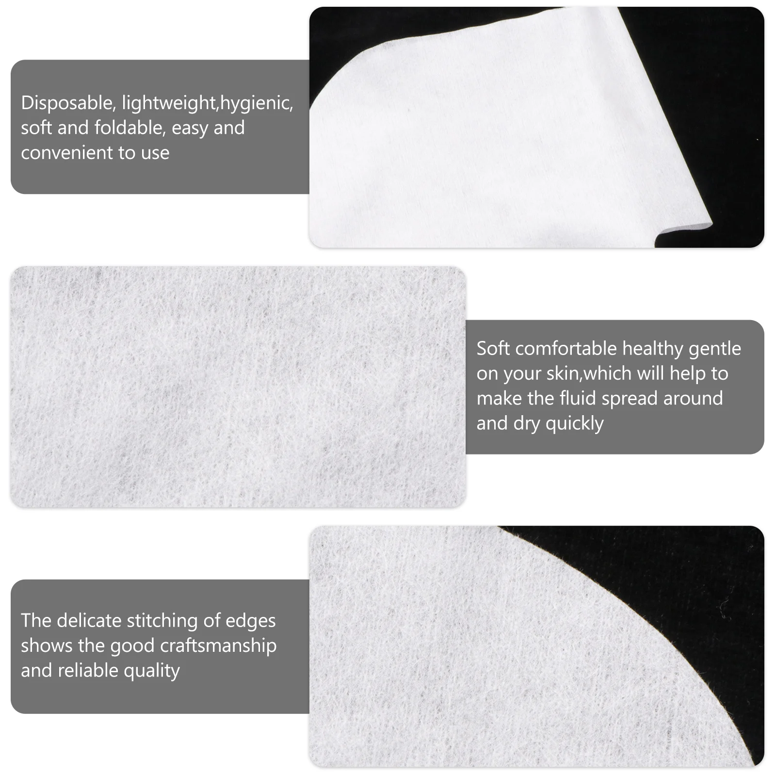 

100 шт., женский массажный чехол для лица, нетканый материал, подголовник для салона красоты, спа-терапия, одноразовый, дышащий, нежный на коже