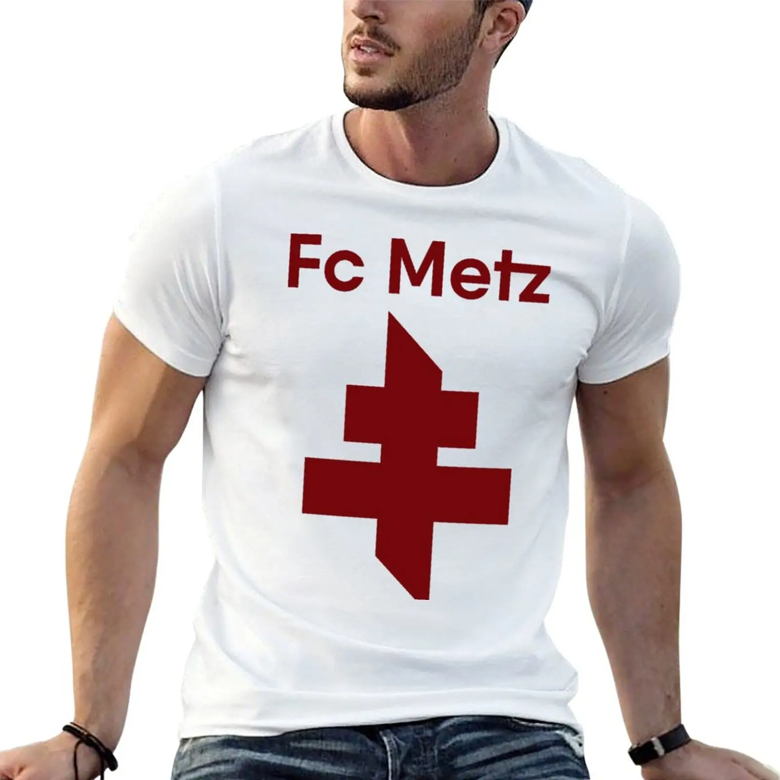 

Football Club de Metz T-Shirt t shirt custom print cotton t shirts high quality T-Shirt