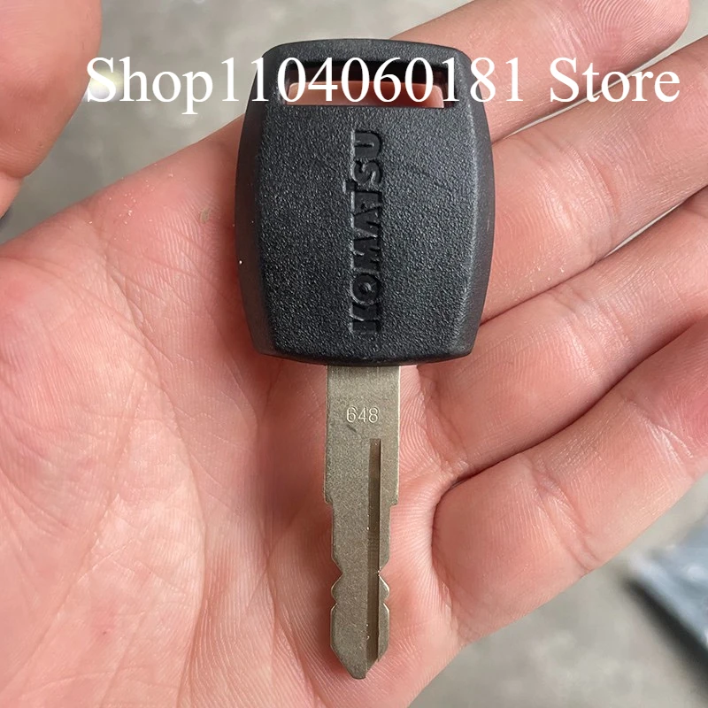 Excavator Ignition Key 648 with Chip for KOMATSU PC200 PC60 PC70 PC80 PC130 PC300 PC360 PC400-5-6