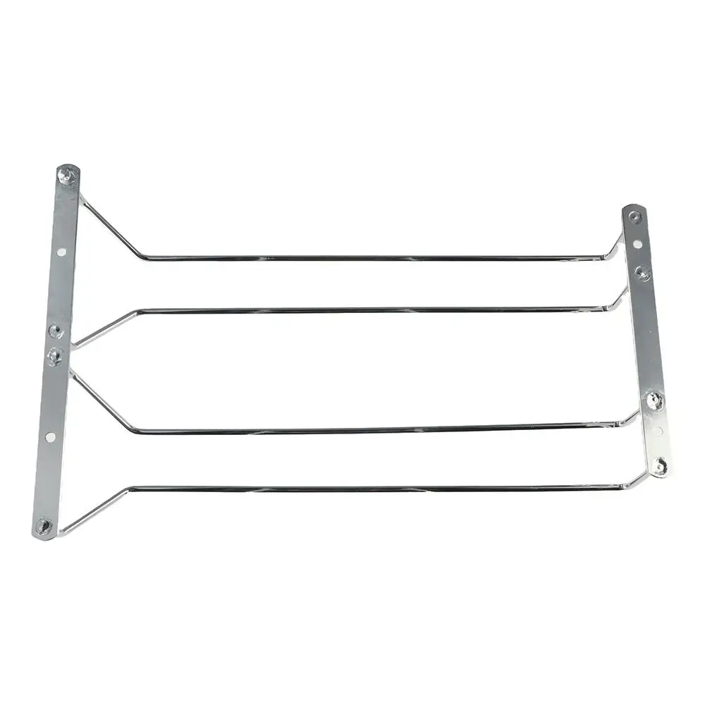 High Quality 1Pcs Multiple Size Bar Accessories Wall Hanging Double Row Wine Glass Rack Wine Rack Goblet Holder Glass Holder