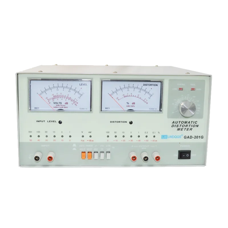 

GAD-201G Automatic Audio Distortion Tester Continuously Adjustable AC Voltage Measurement Instrument 1mv-300Vrms 12 Gear
