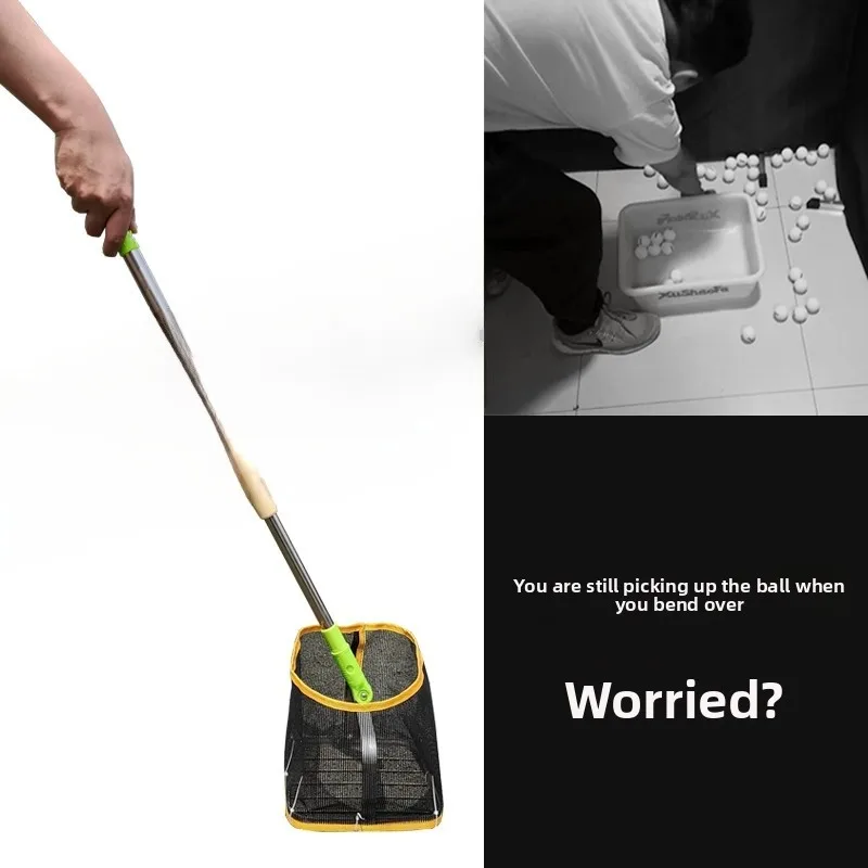 أداة محمولة قابلة للتعديل لالتقاط كرات تنس الطاولة مع شبكة تجميع وسلة من ماركة صنفلكس، مستلزمات رياضية ولياقة بدنية #4