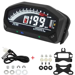 Motorcycle Instruments Panel Universal Digital Motorcycle Speedometer Display Hour Meter Gauges ATV Tachometer Motor Accessories