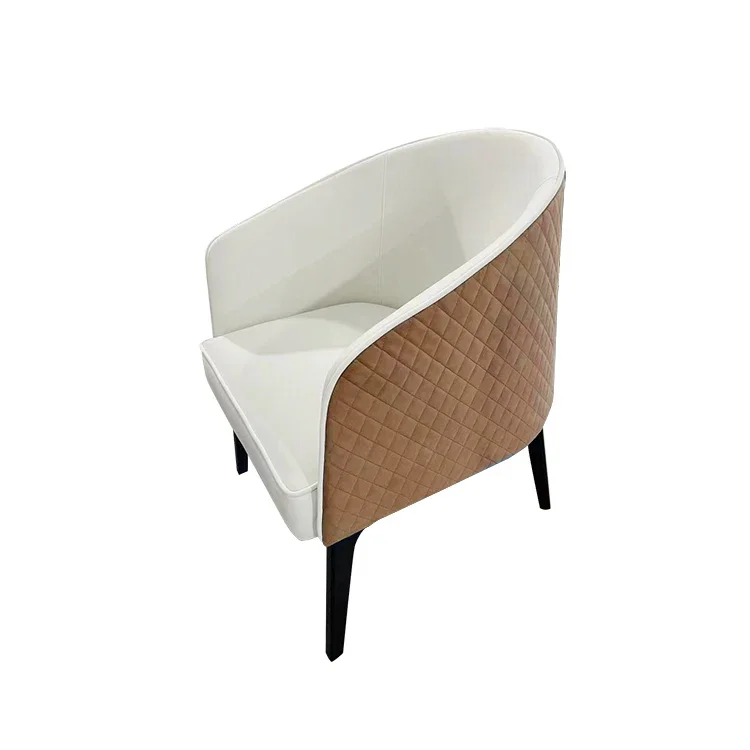 

For Custom Wholesale Bar Upholstery Metal Loft Coffee PU Customizable Dining Restaurant Chair