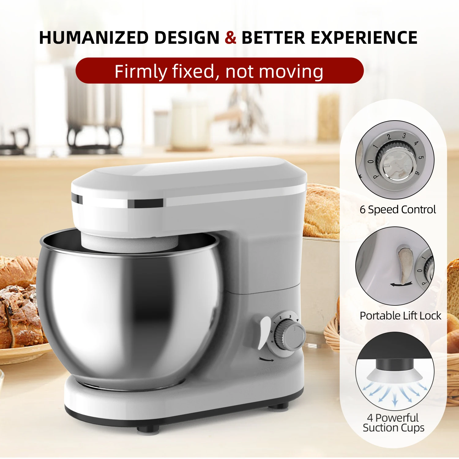5L 다기능 전기 스탠드 믹서 로봇 주방용품 (베이킹 - Kitchen Robot Baking 리뷰 및 가격