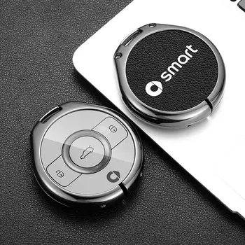 Kožené pouzdro na dálkové ovládání od auta s ochranným krytem pro Mercedes Benz SMART Fortwo 1 BRABUS 1 Benz SMART 2022 2023 příslušenství 10 nejlepší prodej Kryt klíče Smart Fortwo - №9