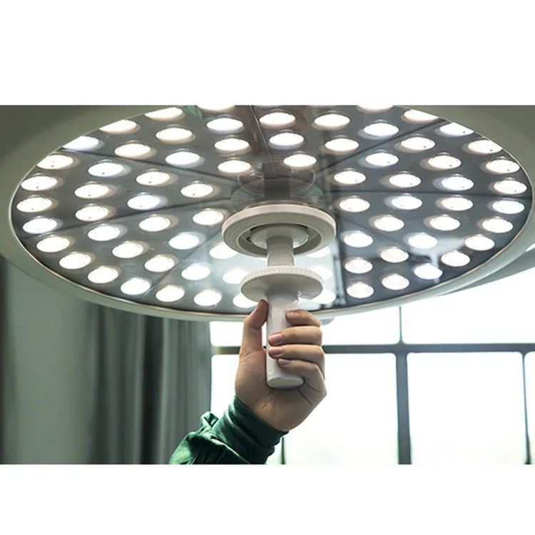 Lampa chirurgiczna LED z 3 ramionami Podwójna kopułkowa lampa sufitowa LED Bezbarwne światło operacyjne z kamerą Sony