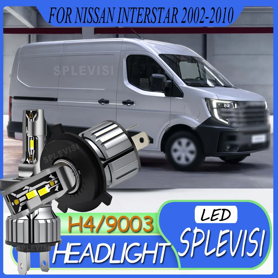 Long Service Life Clearer and More Durable h4 LED headlight hi/lo beam For Nissan Interstar 2002-2010 2003 2004 2005 2006 2007