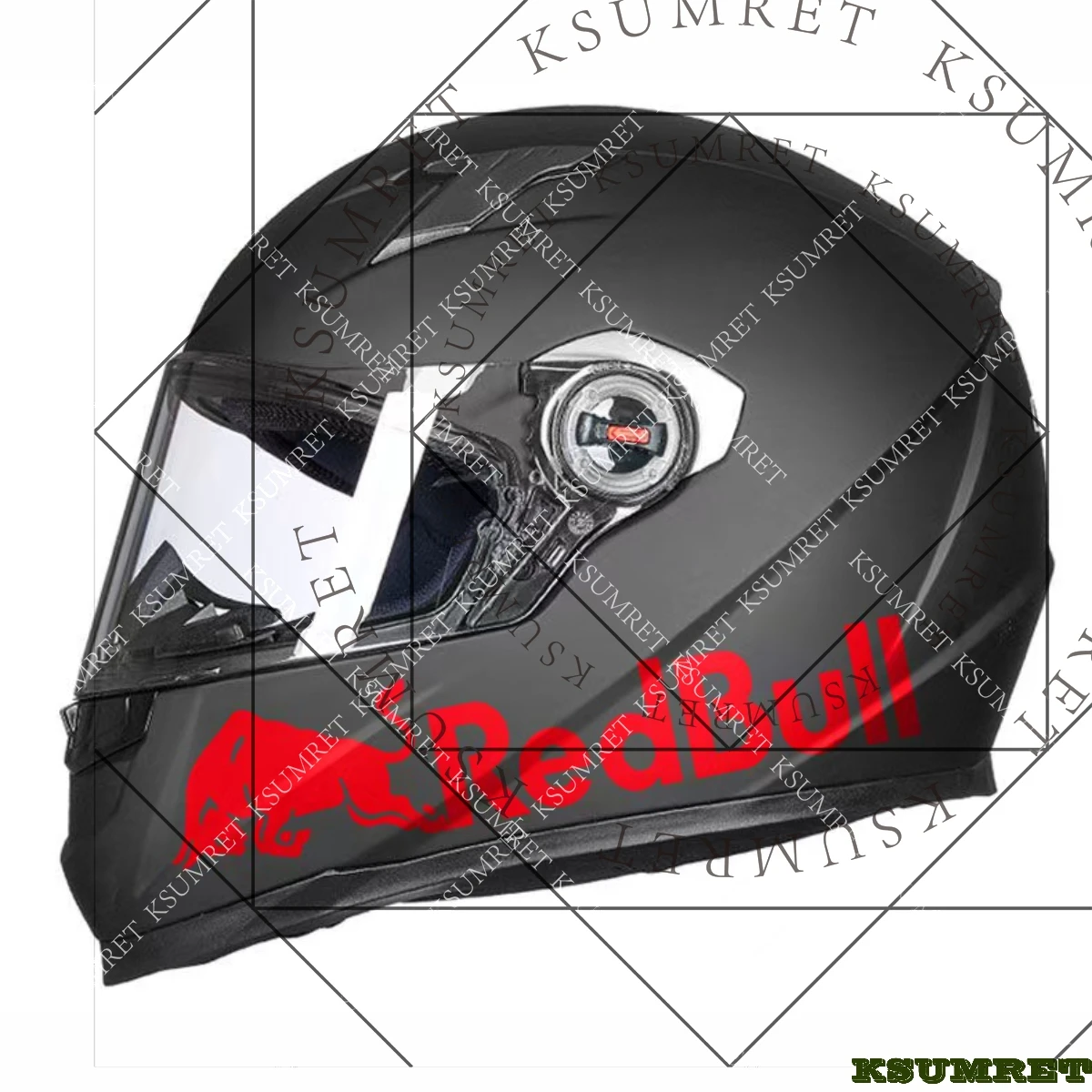Para Red Bull pegatinas de motocicleta tanque calcomanías de vinilo casco emblema Logo impermeable