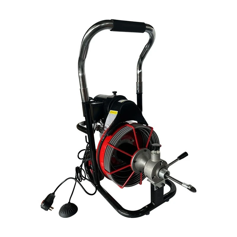 Drum type automatic dredging equipment toilet sewer blockage cleaning tool pipe dredging machine electric