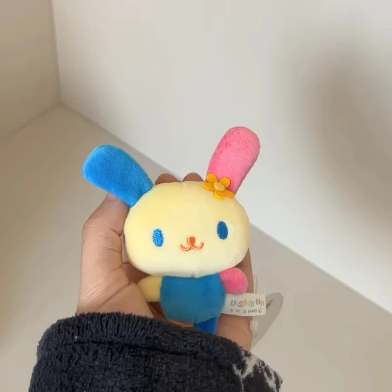 Kawaii Usahana Sanrio Plüsch Puppe Cartoon Figur Puppen Schlüsselbund Tasche Zubehör Spielzeug Y2K Mädchen Urlaub Geschenke