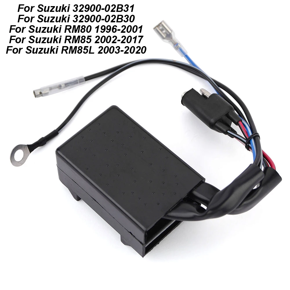 

Ignitor CDI Box Module Unit For Suzuki RM80 1996-2001 RM85 2002-2017 RM85L 2003-2020 32900-02B31 32900-02B30