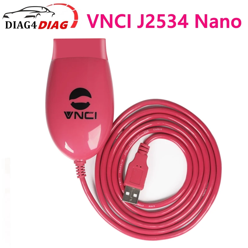 

VNCI J2534 NANO For Compatible with J2534 Passthru & ELM327 Diagnose J1979 Compatible Vehicles Switch Mode Automatically