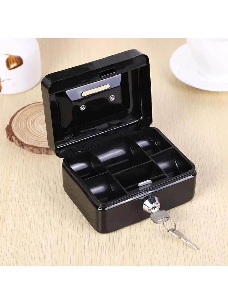 12.5x9.5x6cm 4.92x3.74x2.36inch safe box secret safe cash lock money coin safety hidden storage cashbox safes security locker