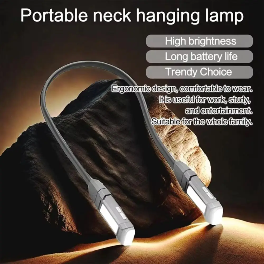 Flexible Design Neck Light Rechargeable Battery LED Lighting Book Light Magnet Attachment Hanging Function Work Light