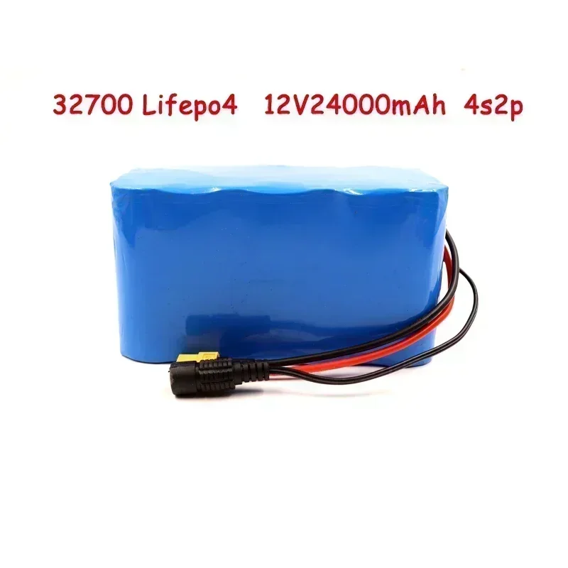 32700 전기 보트 및 UPS용 LiFePO4 배터리 팩, 12.8V, 12Ah, 24Ah, 36Ah, 4S, 40A, 밸런스, BMS, 12V