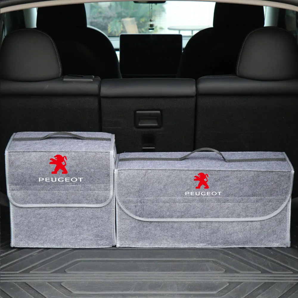 1PC Foldable Car Trunk Storage Bag Interior Accessories PEUGEOT 107 206 207 208 307 308 2008 3008 4008 5008 GT 108 301 T9 406 J9