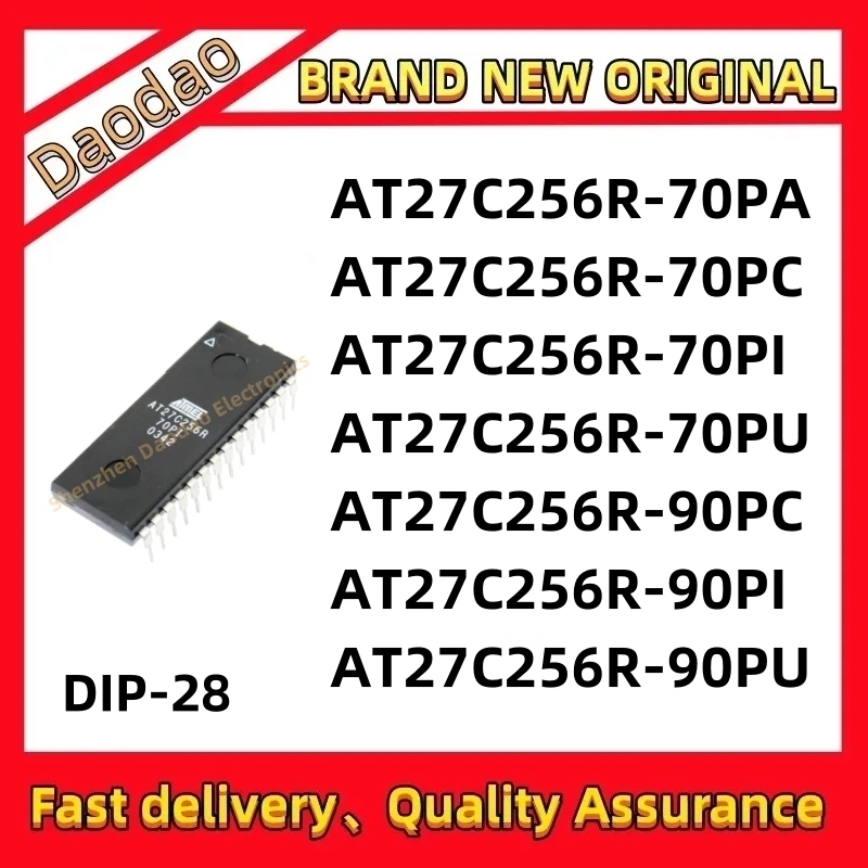 AT27C256R-70PA AT27C256R-70PC AT27C256R-70PI AT27C256R-70PU AT27C256R-90PC AT27C256R-90PI AT27C256R-90PU IC chip DIP-28