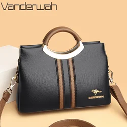 Luxury Designer Crossbody Bag for Women 2024 Brand 3 Layers Handbag Purse Female Genuine High Quality Leather Shoulder Totes Sac