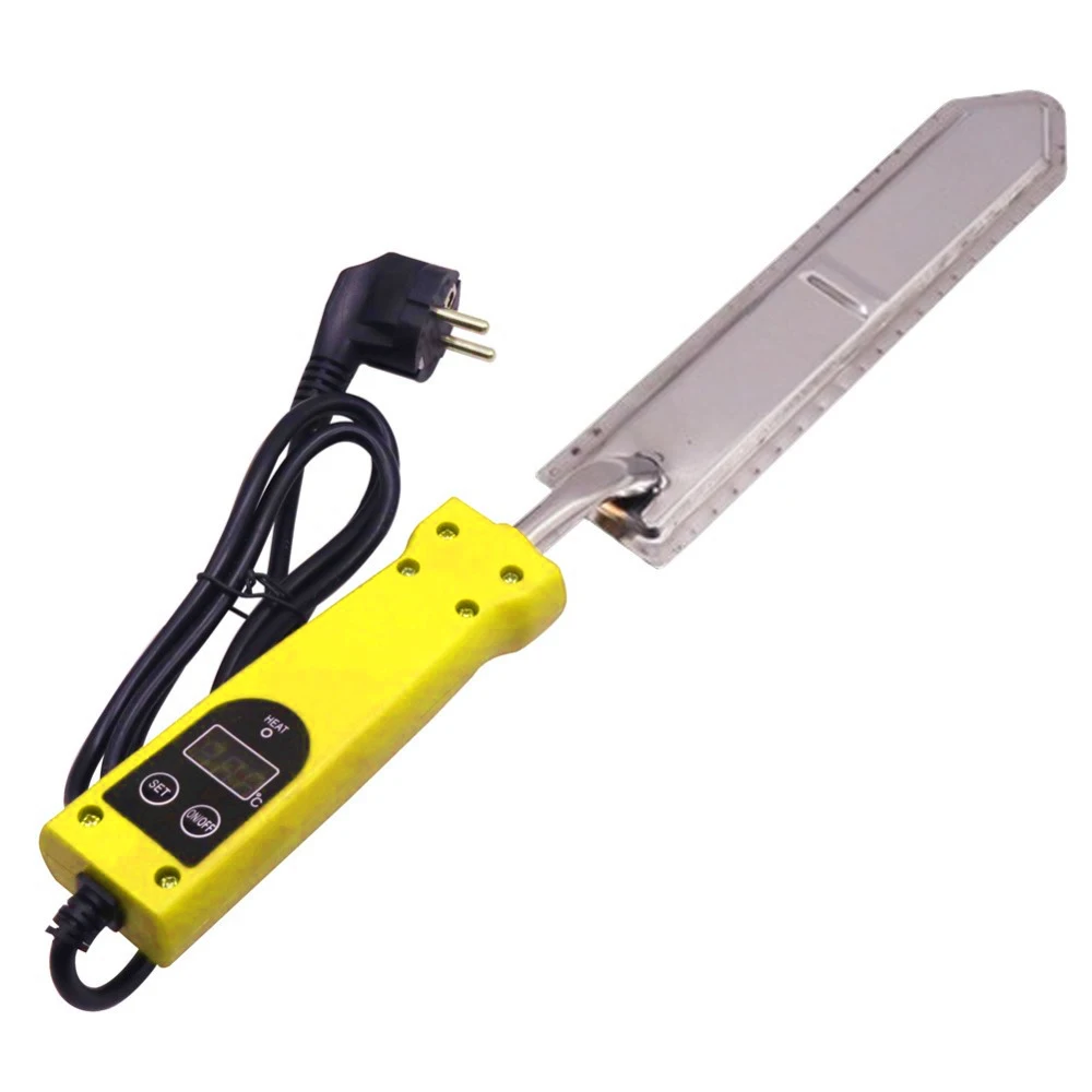 AUEUPlug-Electric Beekeeping Knife with Therm Regulator for Bee Keeping Equipment, Honey Scraper Cutter, Beekeeper Tools, Uncapp