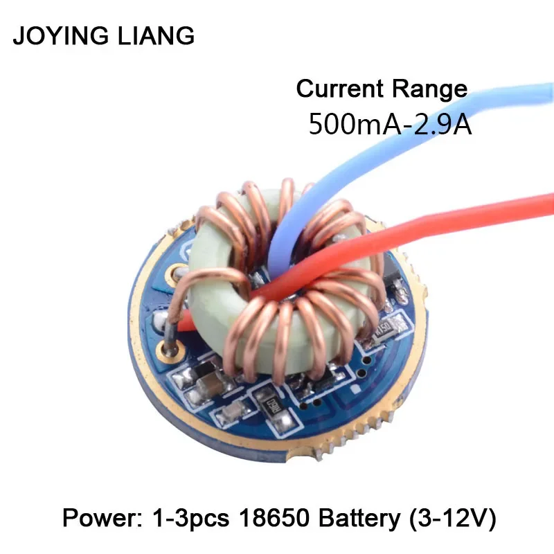 JYL-7801 Flashlight 1-3 Batteries Universal Constant Current T6/U2/L2 Driver Board QX9920 22MM Electric Circuit Board