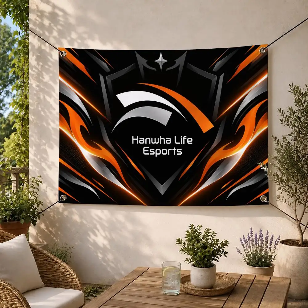 Brand Hanwha Life (HLE) Flags Flag Soft skin-friendly Durable Outdoor party Home living room bedroom Decoration