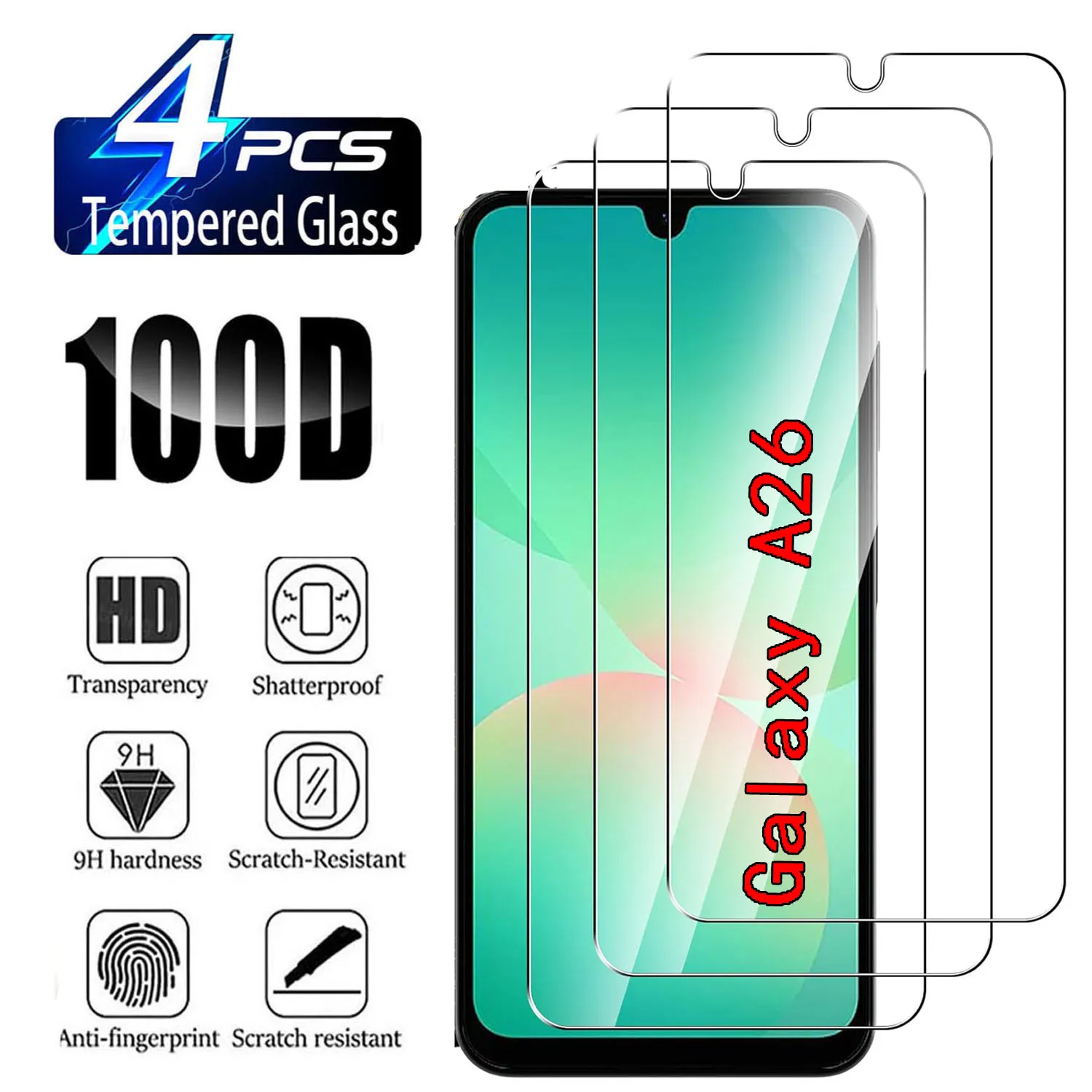 

For Samsung Galaxy A26 HD Tempered Glass Film