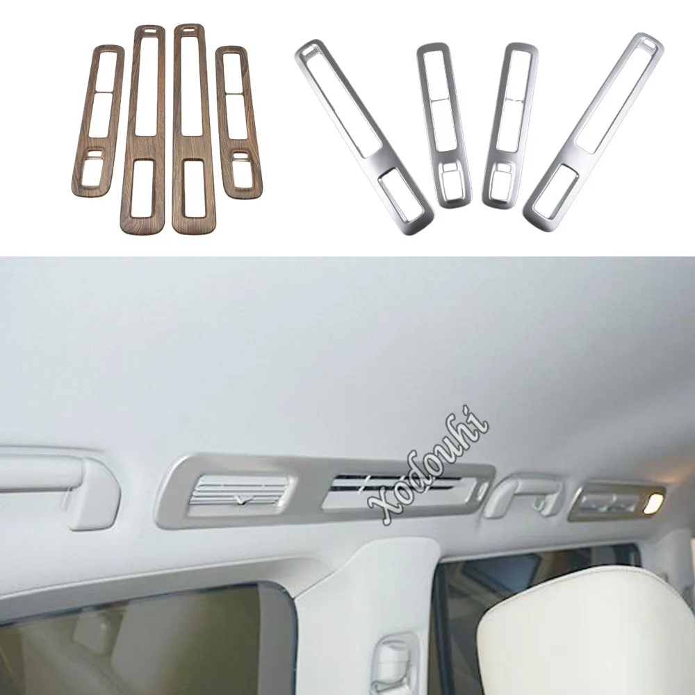 

ABS Plastic Car Rear Air Conditioning Outlet Trim For Nissan Patrol 2017 2018 2019 2020 Decoration Auto Interior Accessories
