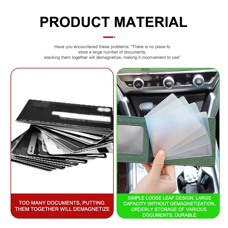 Car Driver License Bag Credit Card Business Card Holder Wallet For Deepal S7 SL03 2021 2022 2023