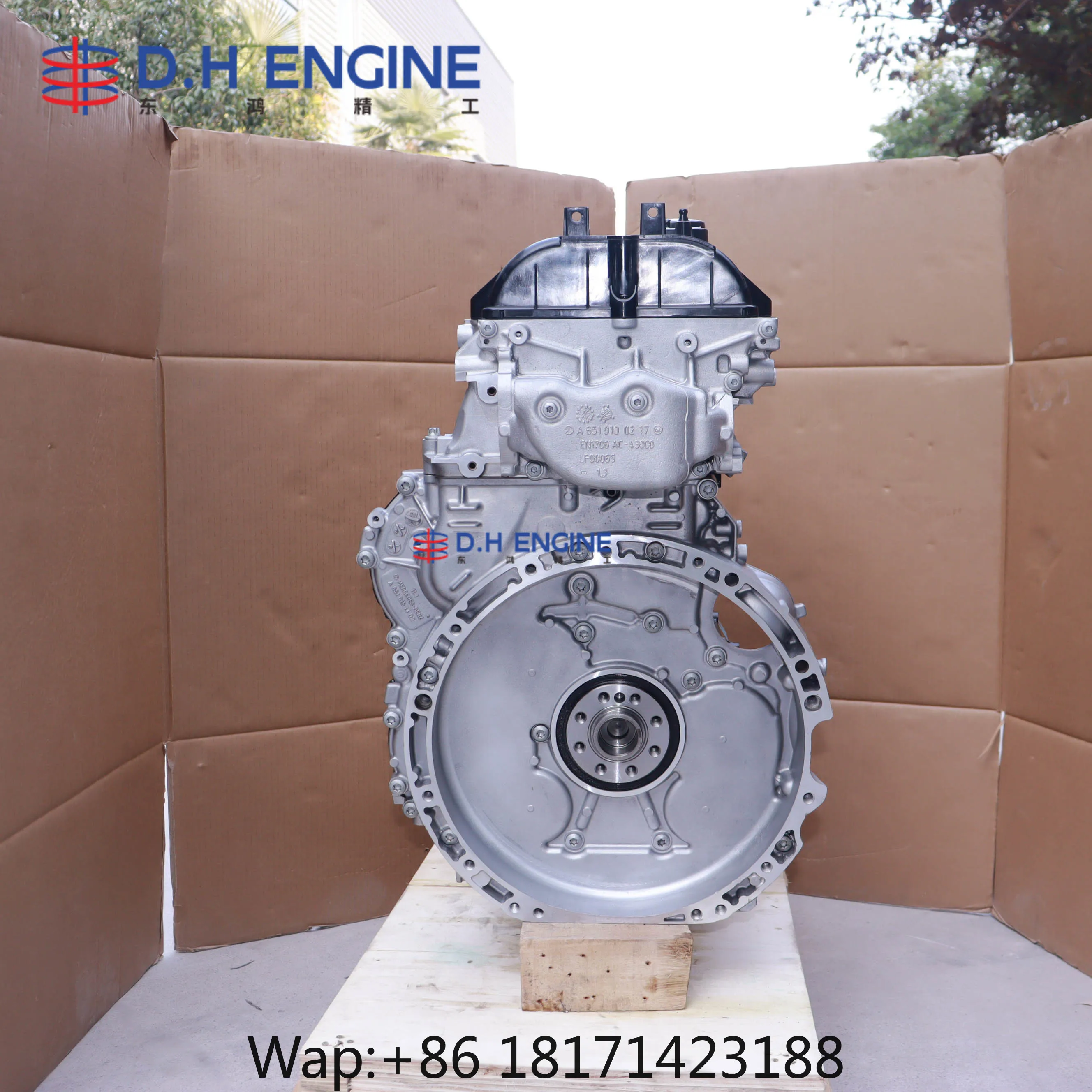 【Hot】OM651.955 Turbo Diesel Long Block for Mercedes Sprinter W906 Delivery Van Logistics Vehicle