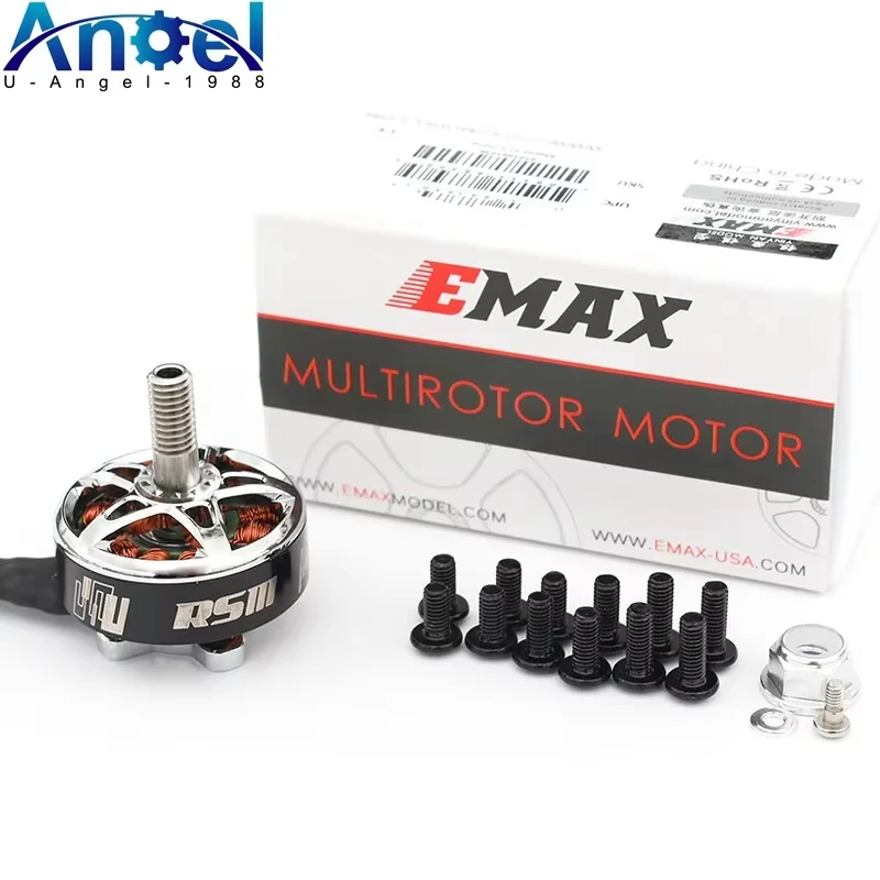 

4pcs Emax RS III Series 2306 1800KV 2100KV 2500KV 3-6S Brushless Motor For 5 Inch RC Drone FPV Freestyle Quadcopter Drones