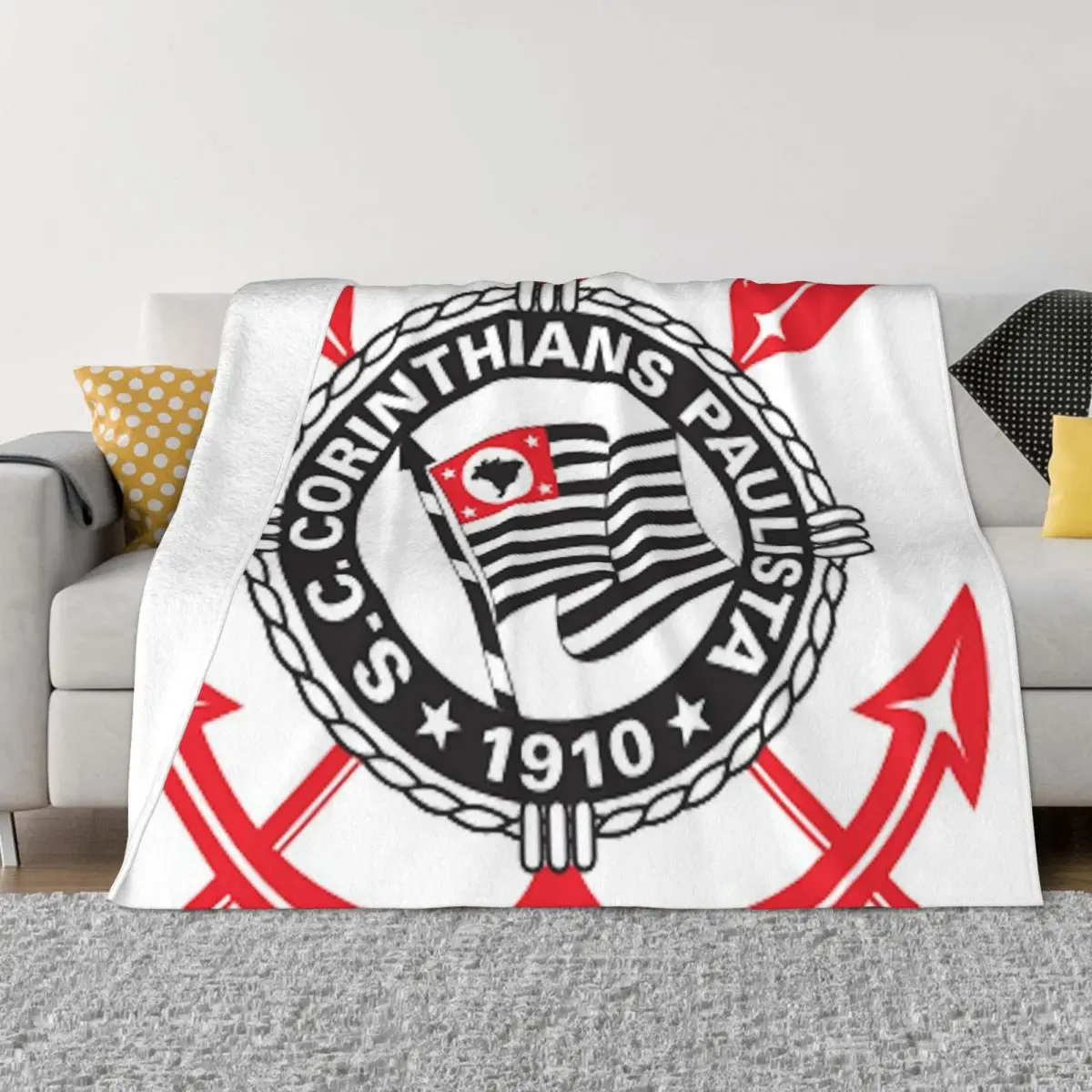 Corinthians Blanket Bedspread On The Bed Thick Sofa Bed