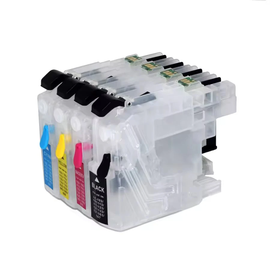 Cartucho de tinta recargable America BOMA LC103 LC105 LC107 con Chip de reinicio automático para Brother MFC-J4310 J4410 J4510 J4610 J4710 J6520