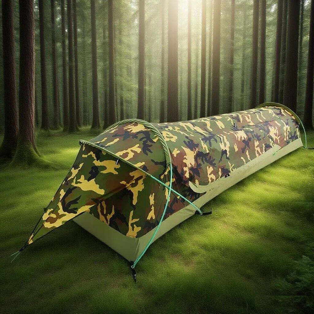 

Уличная палатка для одного человека, водонепроницаемая 3-сезонная легкая мини-туннельная палатка