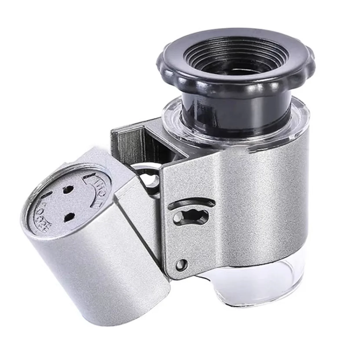 Ювелирная лупа, ручная лупа, 50X, новый мини-микроскоп со светодиодным УФ-светом для идентификации живописи, увеличительное стекло A62X